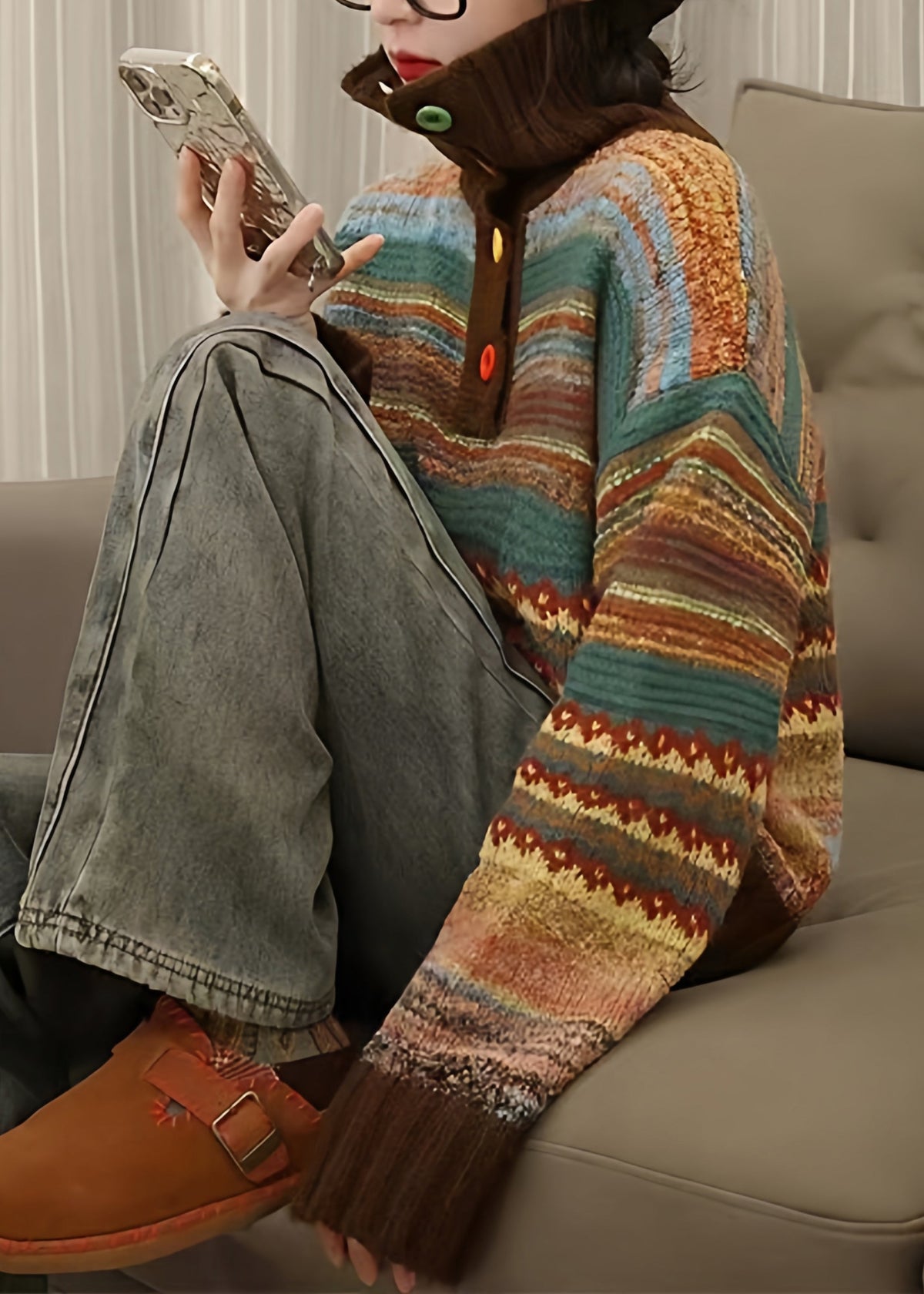 Gracefully Styled Sweater for Any Occasion
