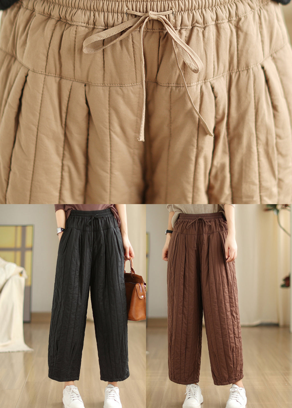 A Vintage Style Pants with Delicate Timeless Details
