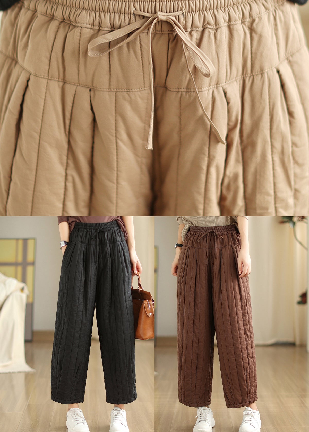 A Vintage Style Pants with Delicate Timeless Details