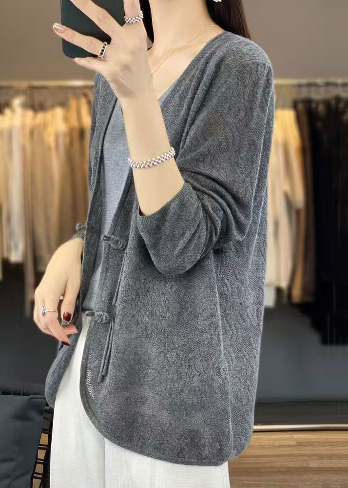 A Vintage Style Cardigan with Delicate Timeless Details