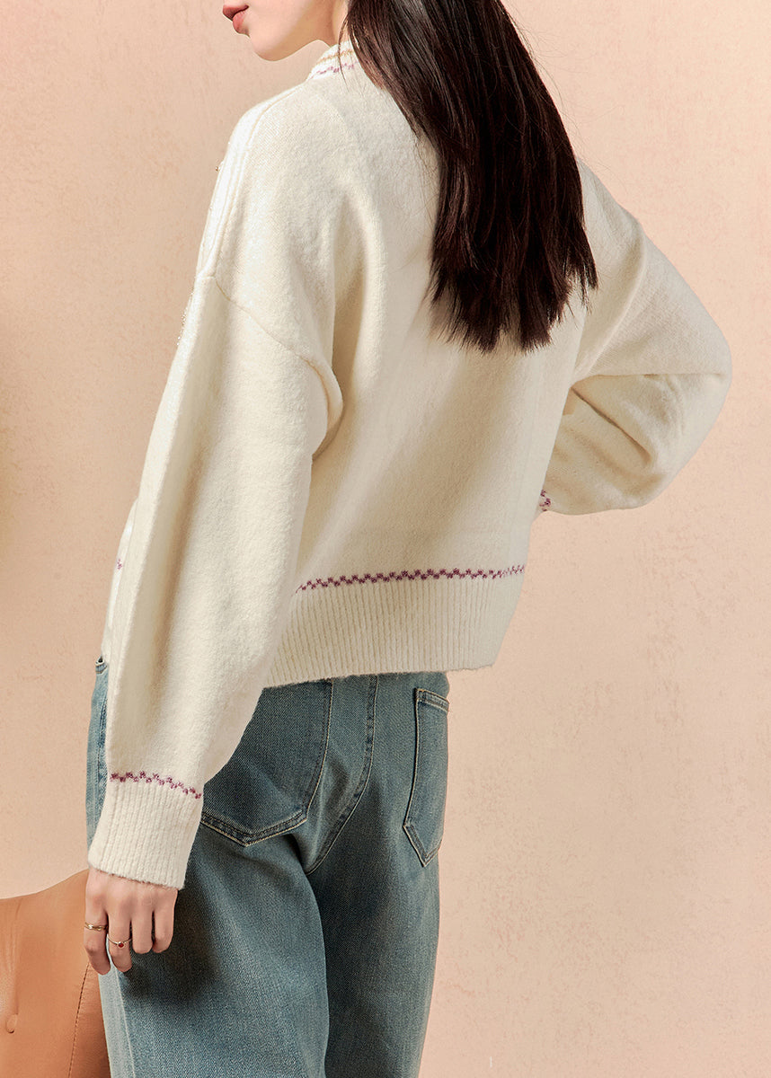 Classic Vintage Cardigan with a Flattering Fit