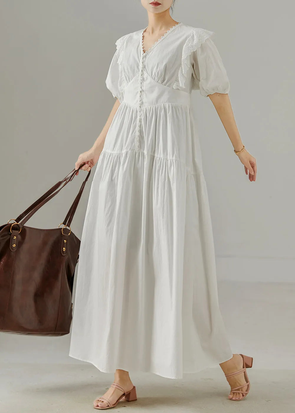 A Vintage Style Dress with Delicate Timeless Details