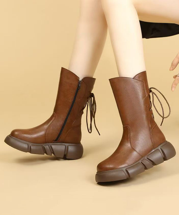 Classic Orthopedic Boots with Timeless Style
