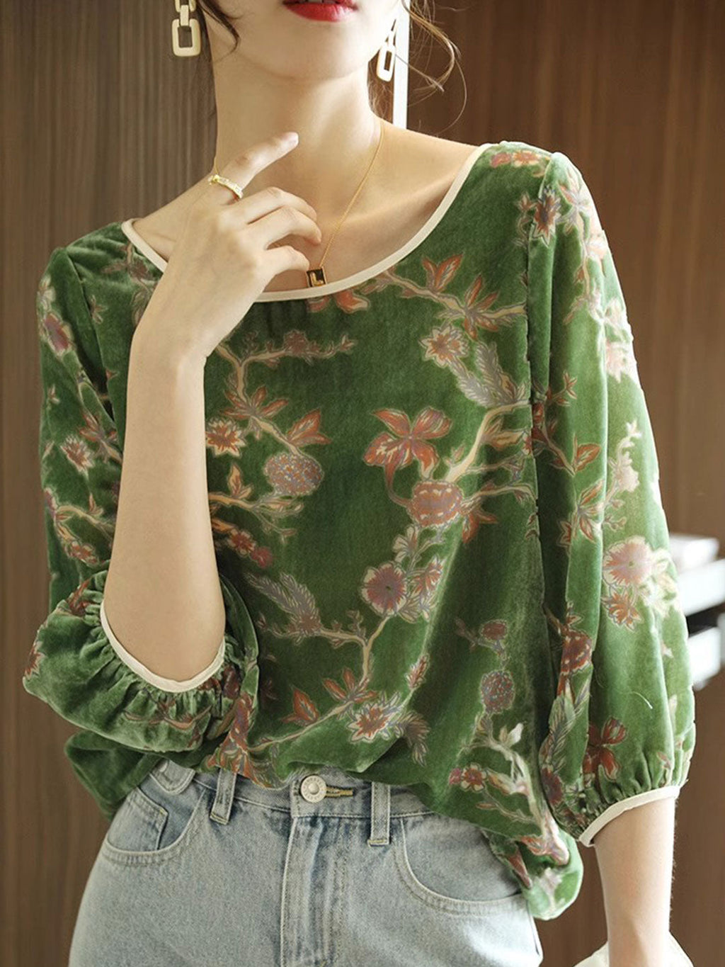 Gracefully Styled Top for Any Occasion