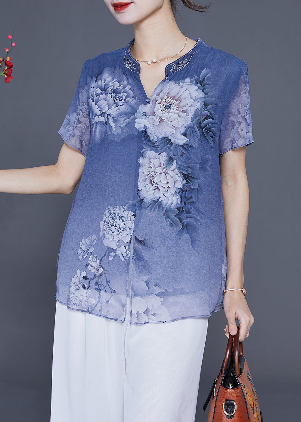 A Vintage Style Blouse with Delicate Timeless Details