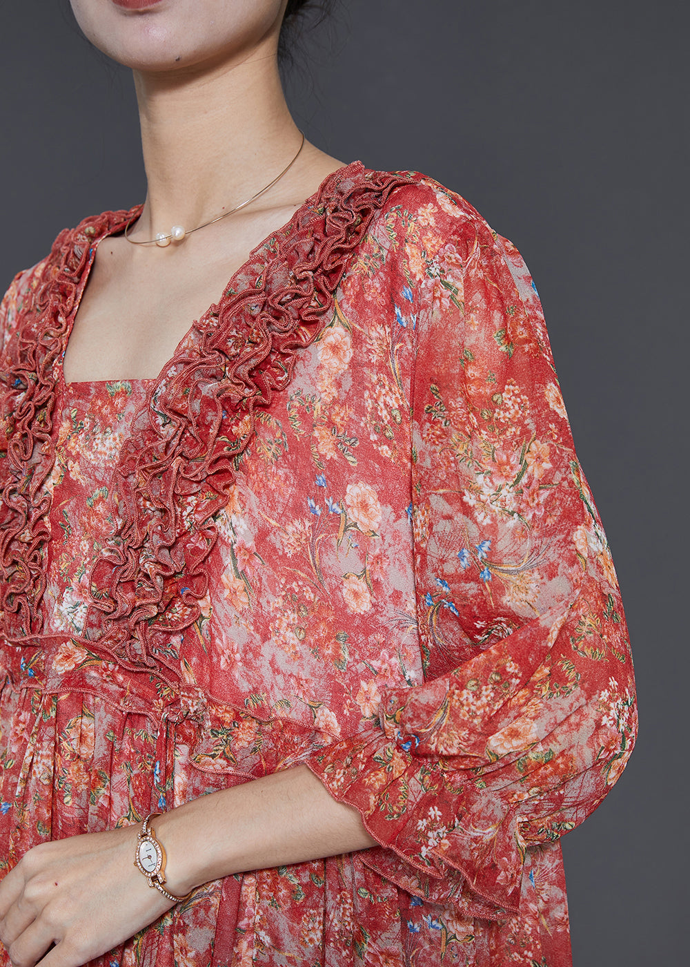 A Vintage Style Dress with Delicate Timeless Details