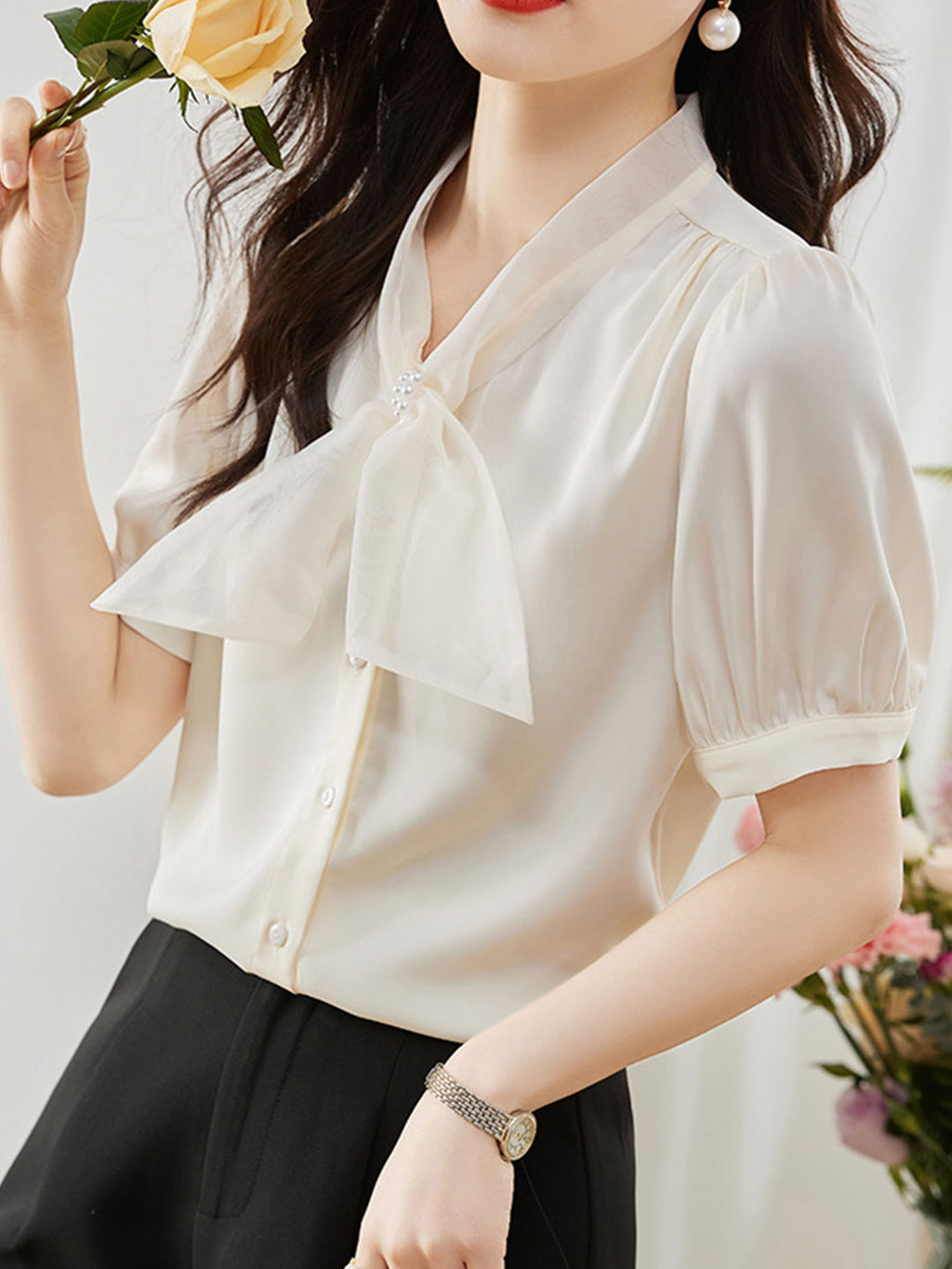 A Vintage Style Shirt with Delicate Timeless Details