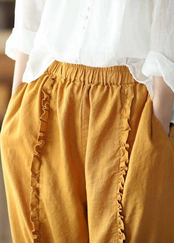 A Vintage Style Pants with Delicate Timeless Details