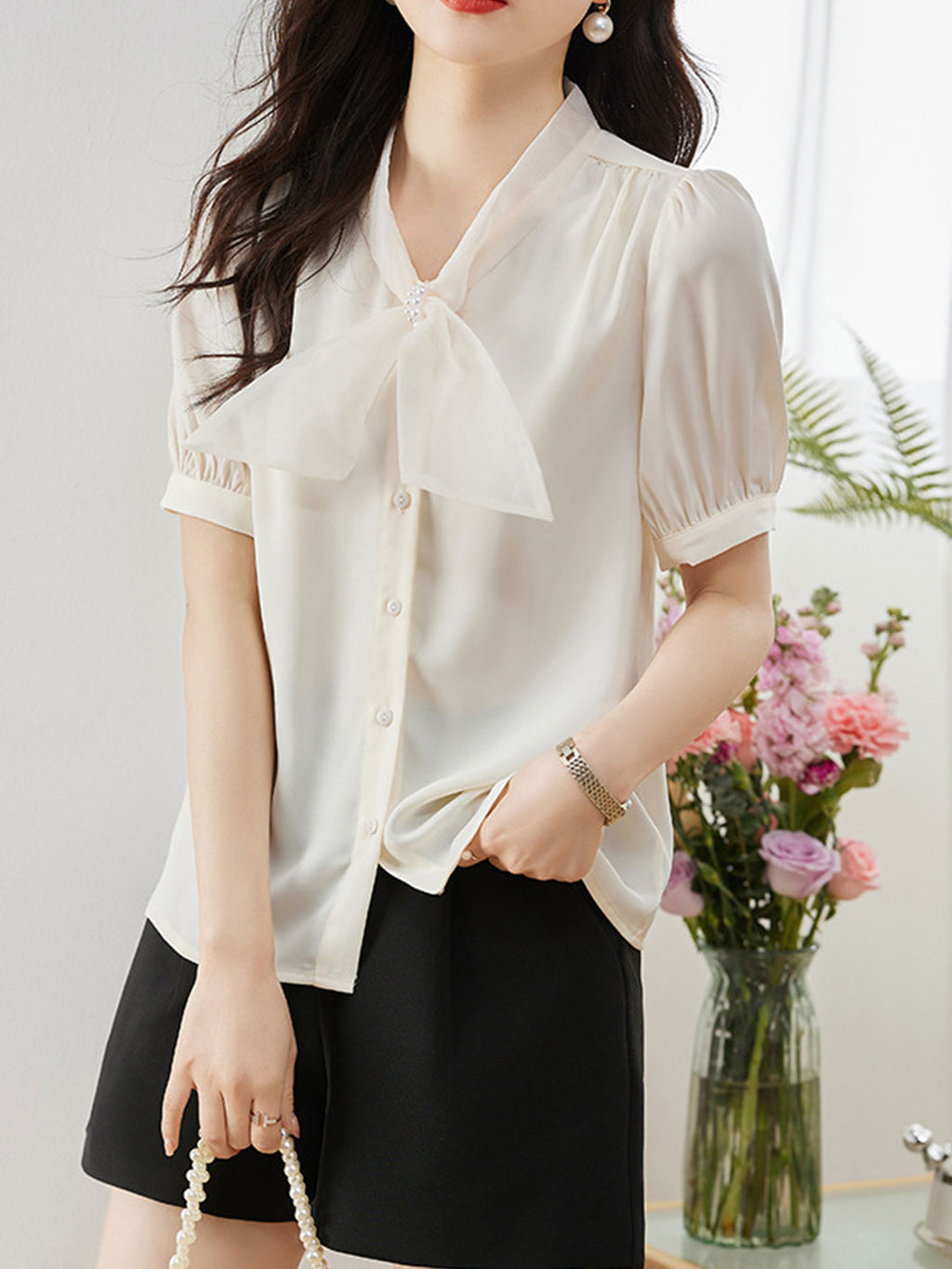 A Vintage Style Shirt with Delicate Timeless Details