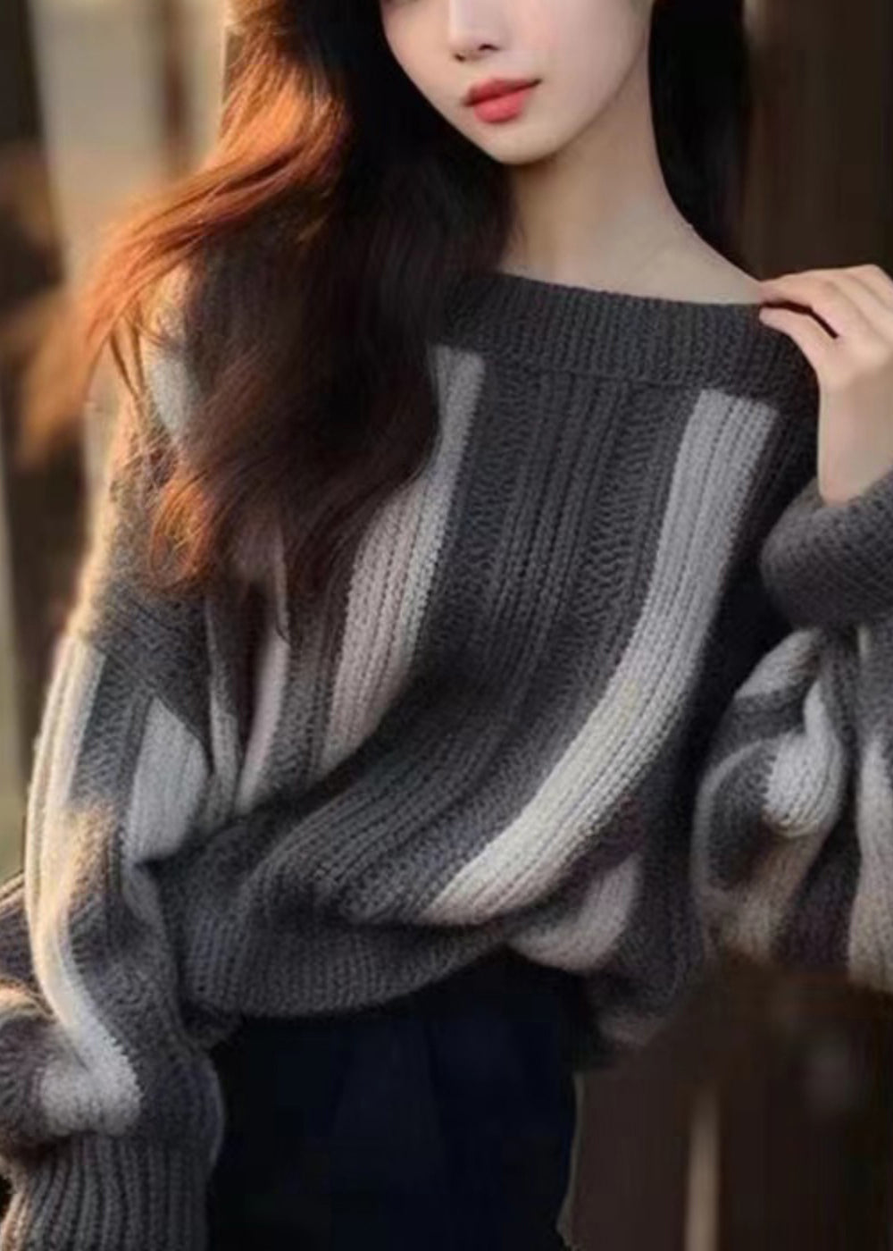 Classic Vintage Sweater with a Flattering Fit