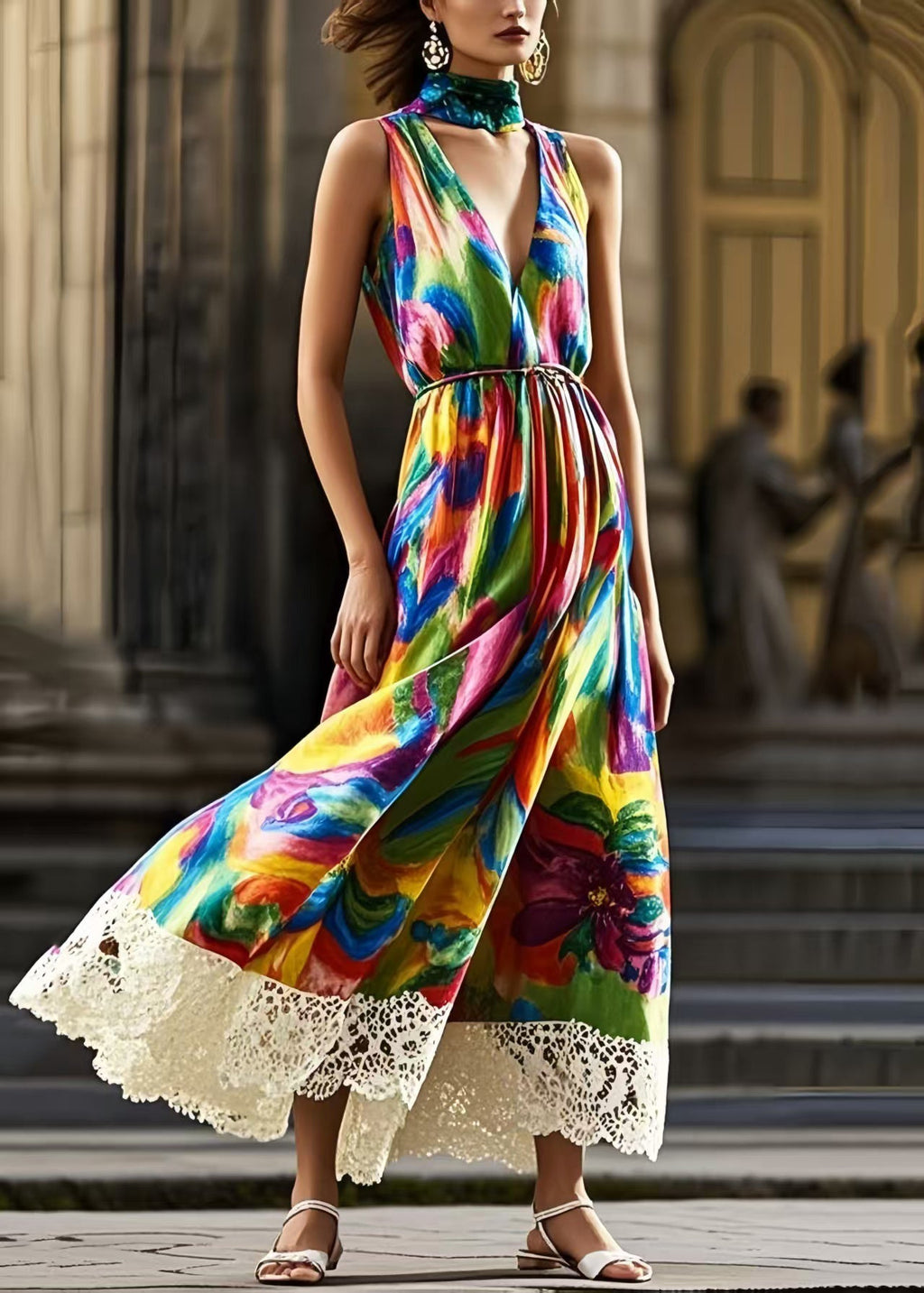 A Vintage Style Dress with Delicate Timeless Details