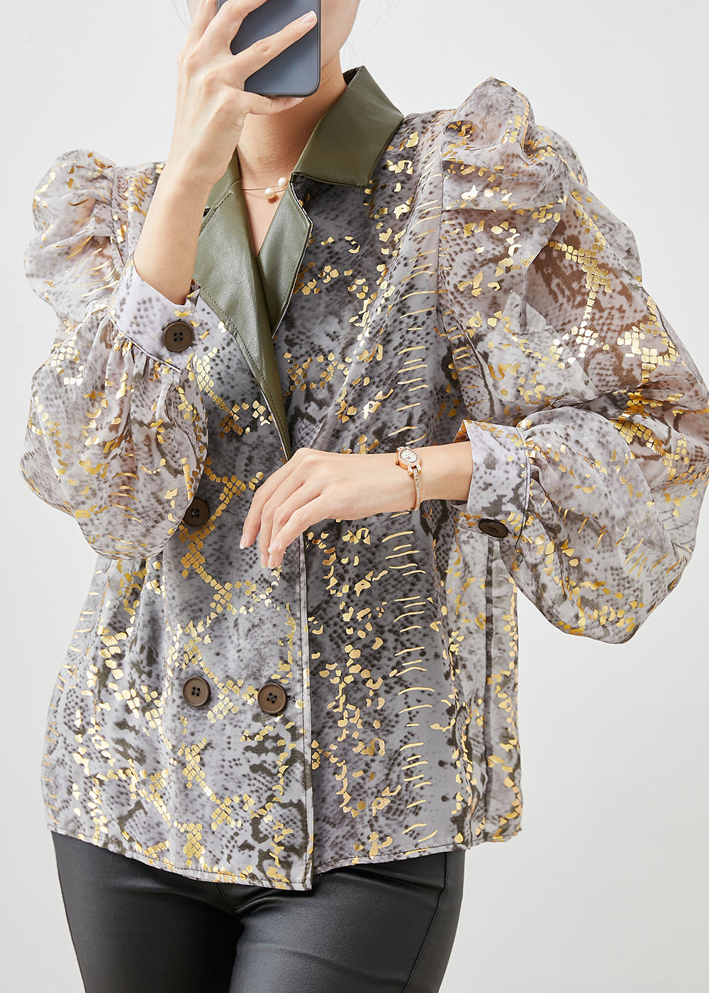 A Vintage Style Shirt with Delicate Timeless Details