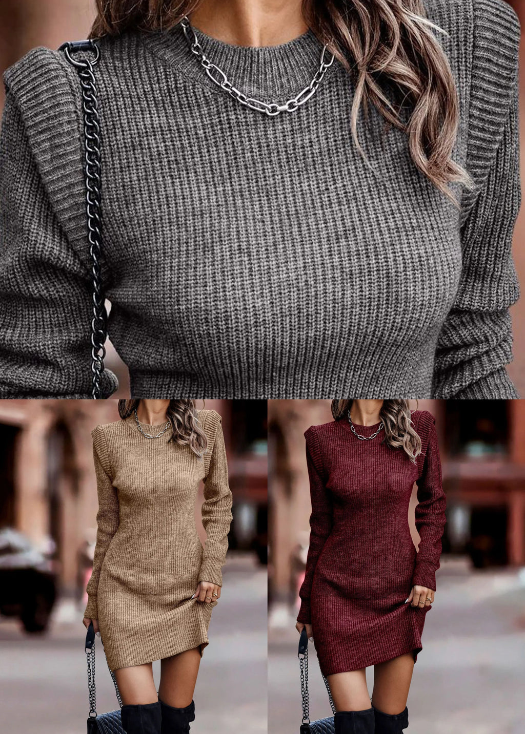 Well Tailored Sweater with a Graceful Silhouette