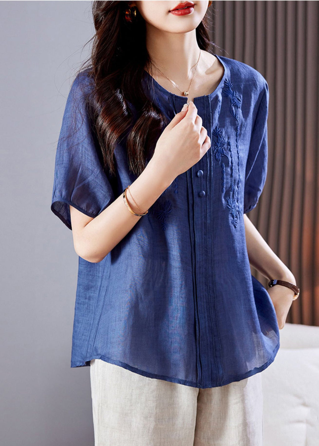 A Vintage Style Top with Delicate Timeless Details