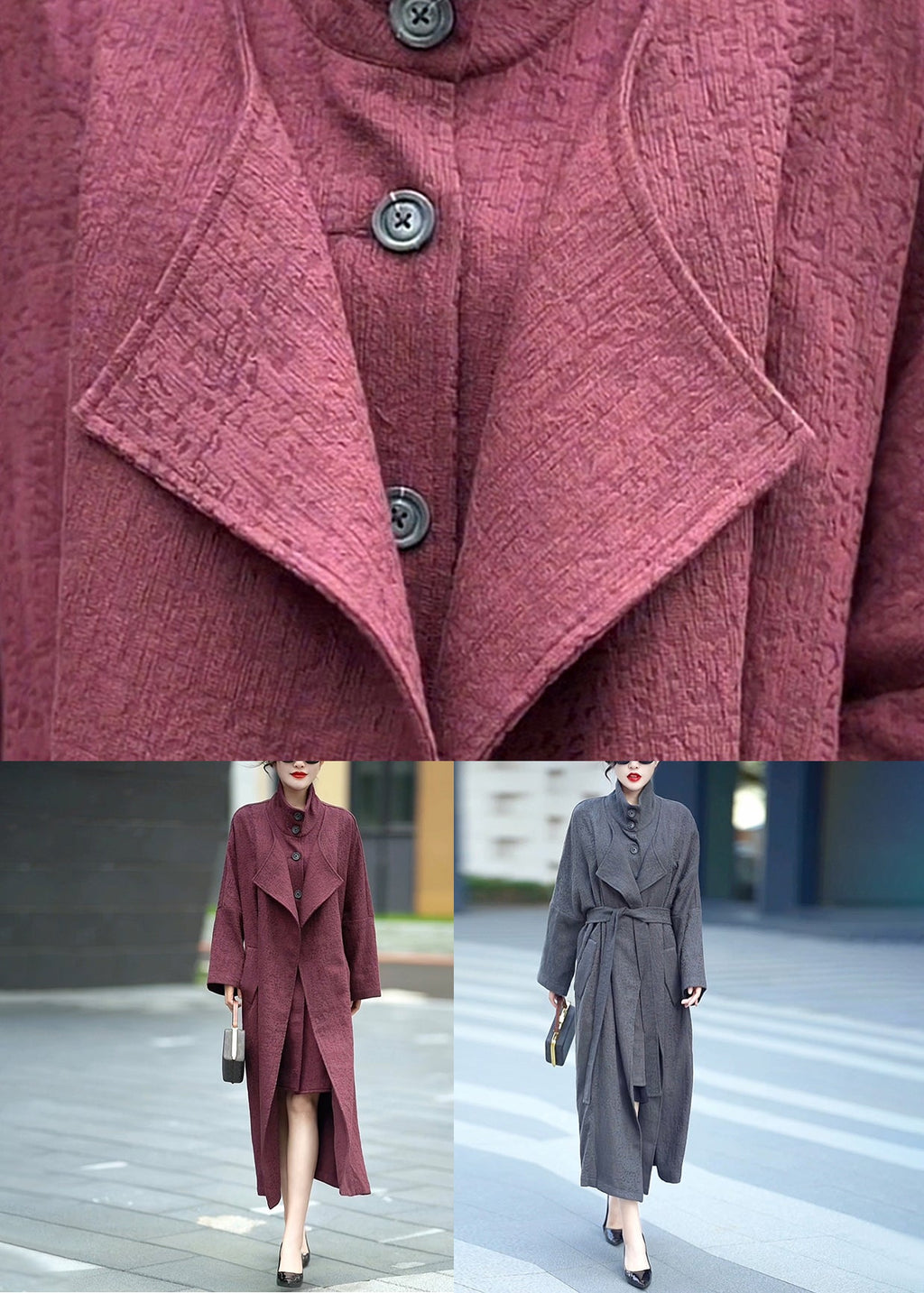 Well Tailored Coat with a Graceful Silhouette