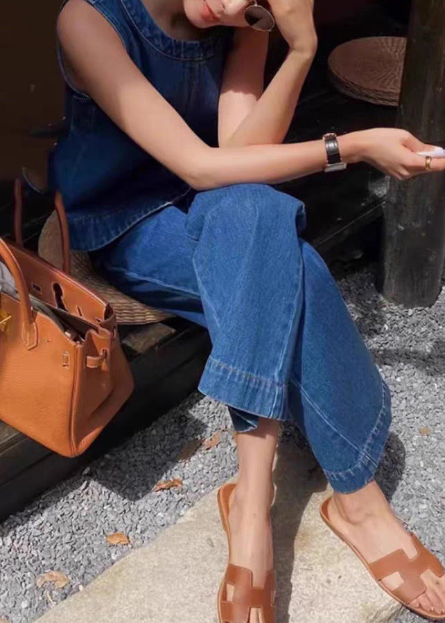 A Vintage Style Pants with Delicate Timeless Details