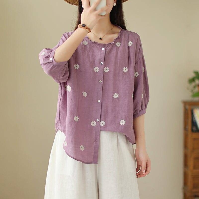 A Vintage Style Blouse with Delicate Timeless Details