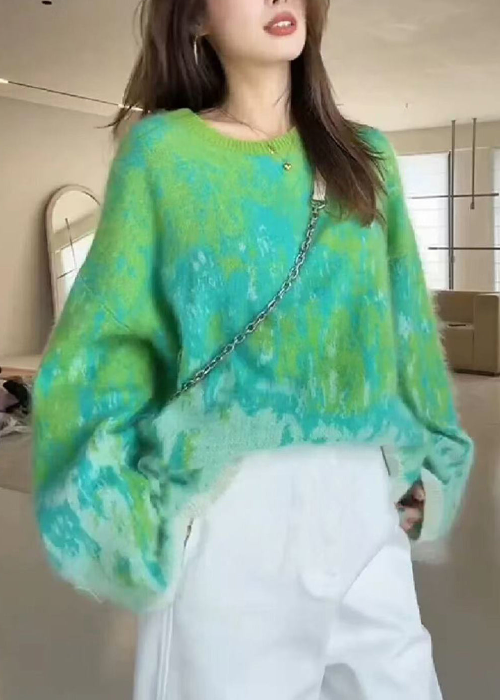 A Vintage Style Sweater with Delicate Timeless Details