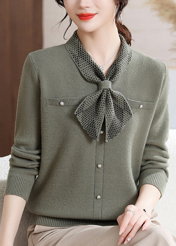 A Vintage Style Sweater with Delicate Timeless Details