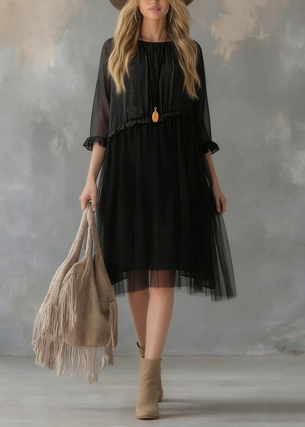 Classic Vintage Dress with a Flattering Fit