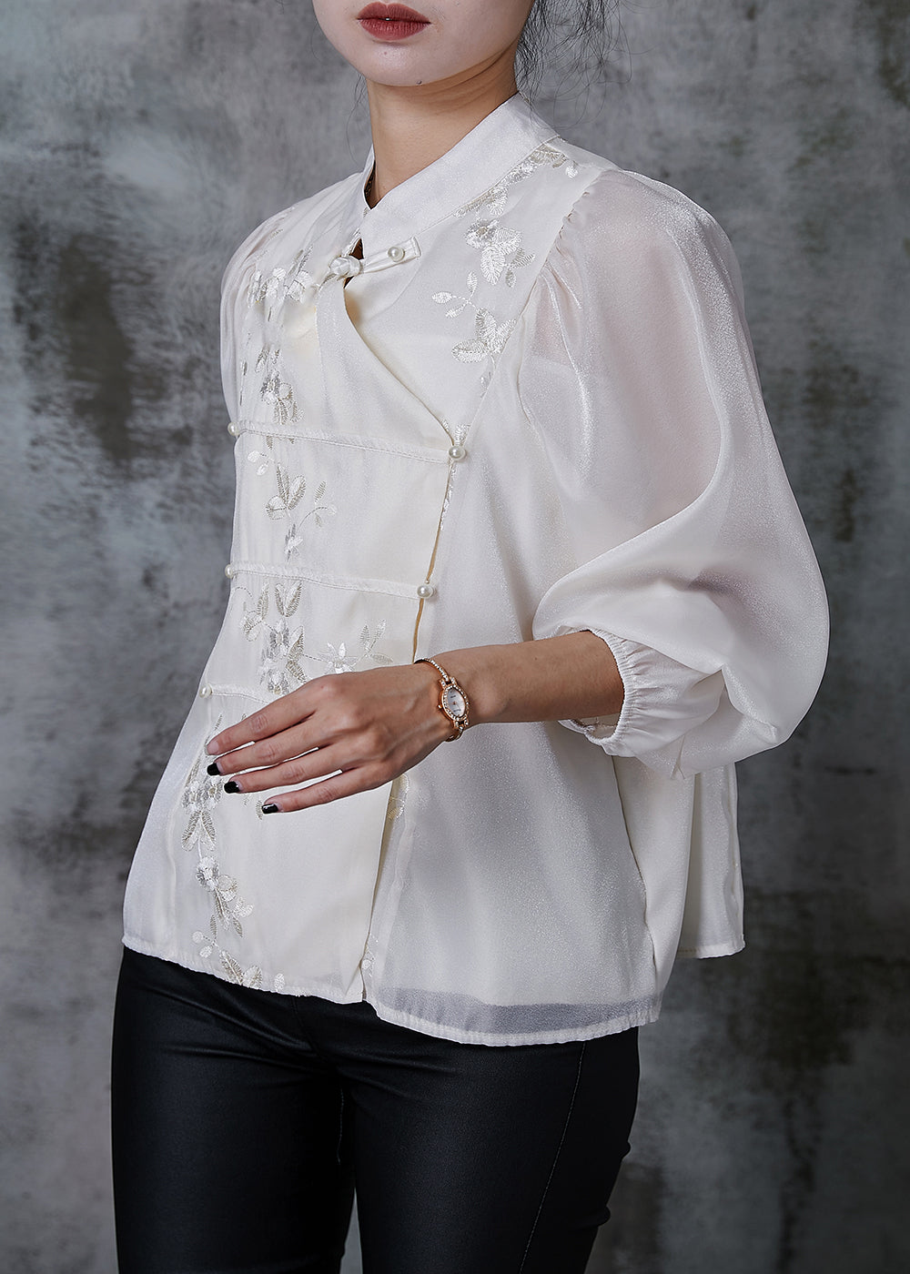 Vintage Inspired Blouse with a Contemporary Edge