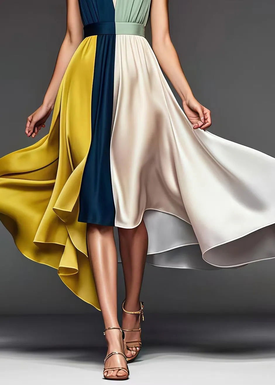 Classic Vintage Dress with a Flattering Fit