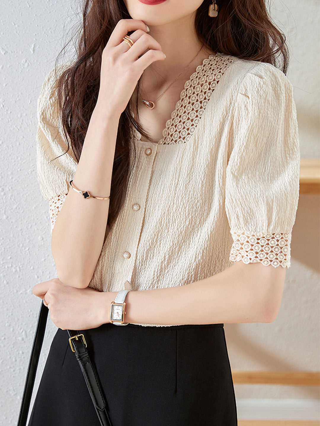 Gracefully Styled Top for Any Occasion