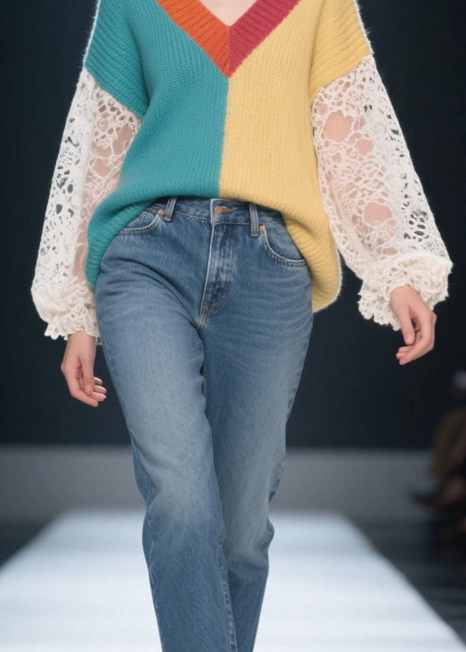 A Vintage Style Sweater with Delicate Timeless Details