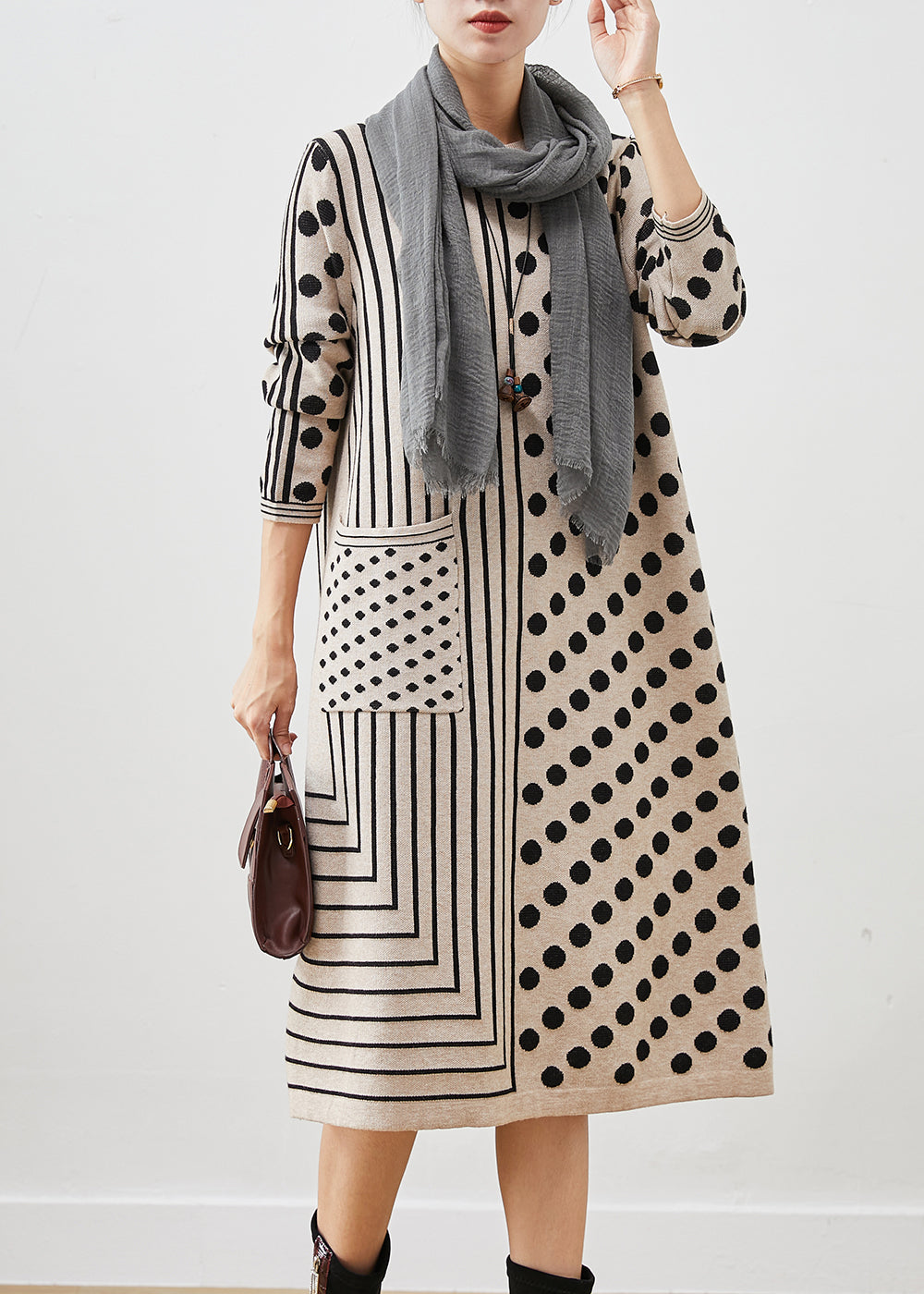 A Vintage Style Sweater with Delicate Timeless Details