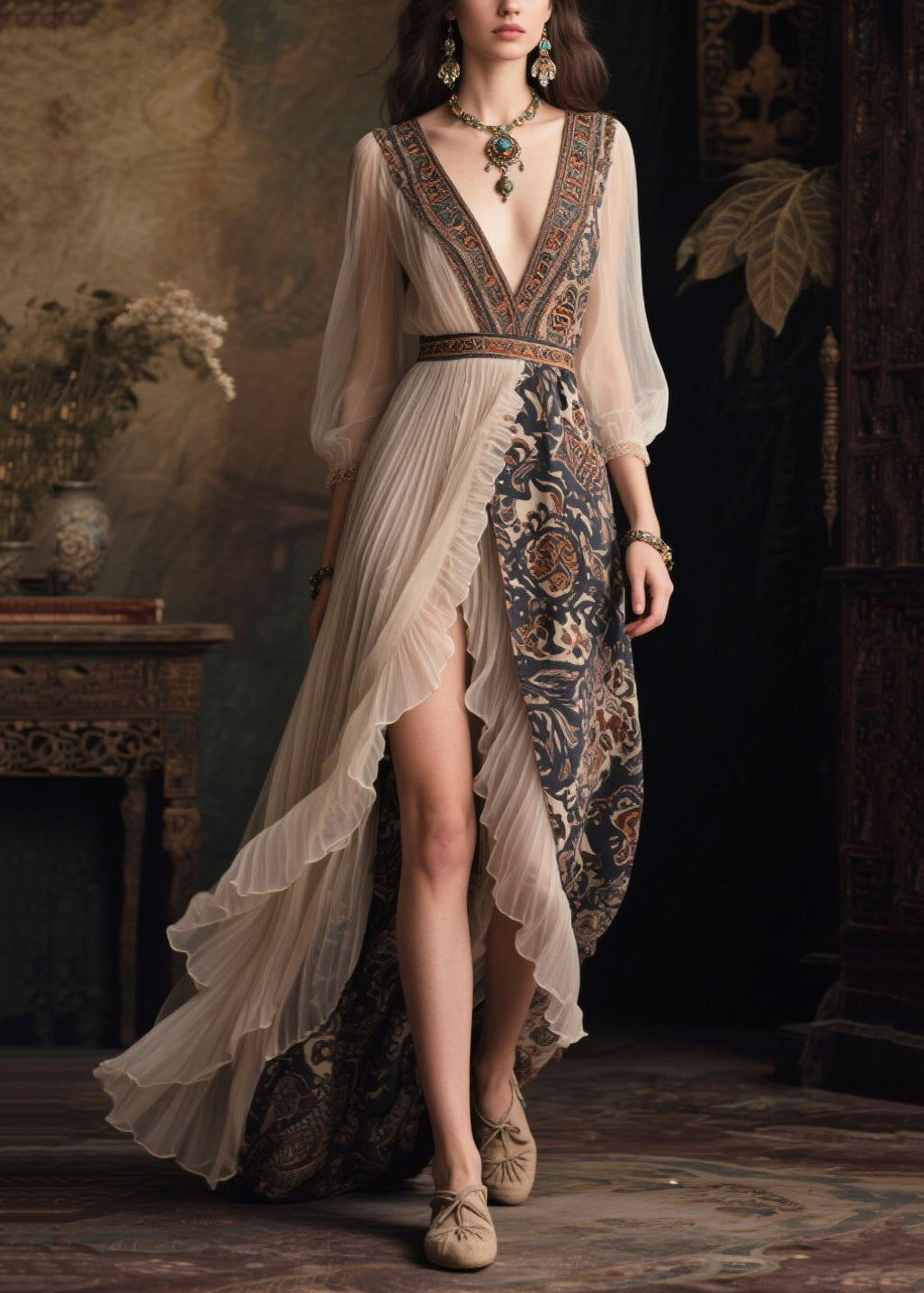 Elegantly Styled Dress for Everyday Wear