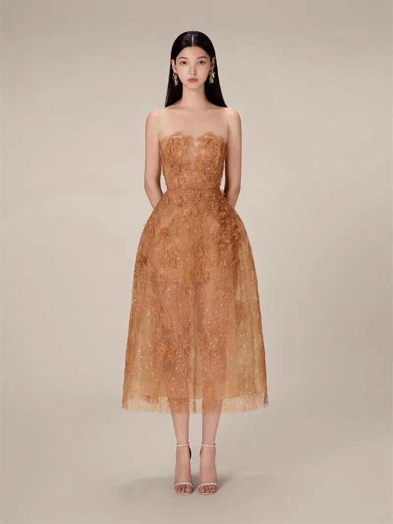 A Vintage Style Dress with Delicate Timeless Details