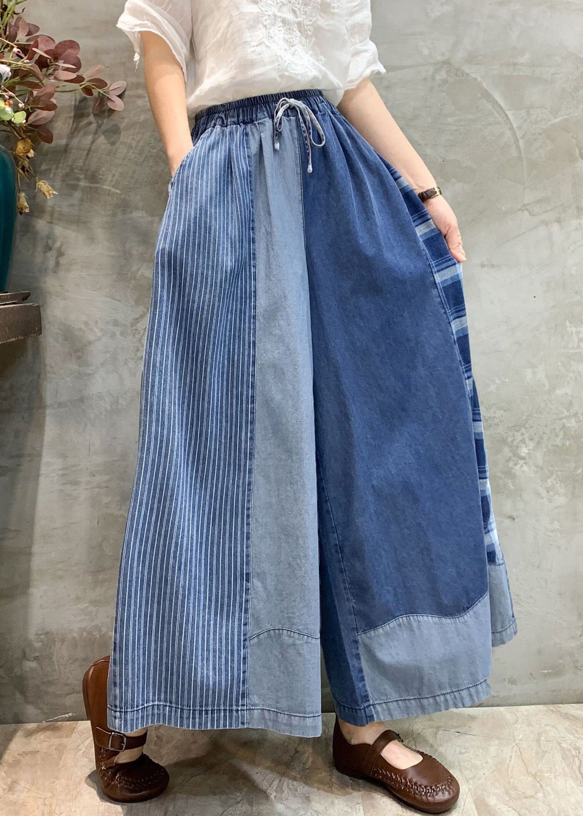 A Vintage Style Pants with Delicate Timeless Details