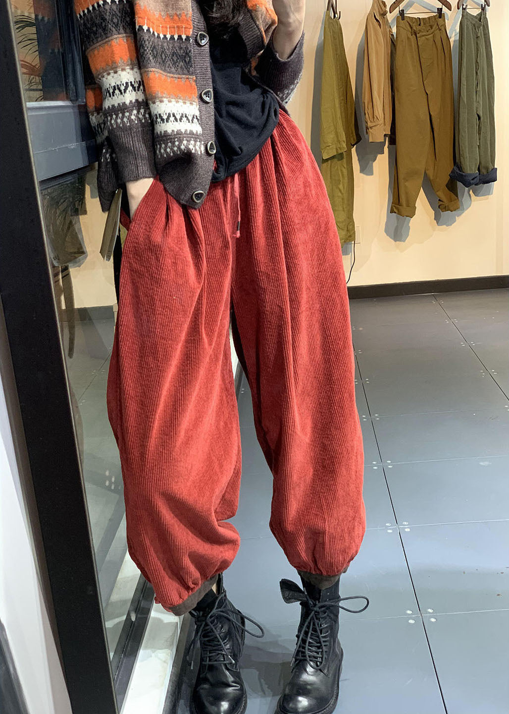 A Vintage Style Pants with Delicate Timeless Details