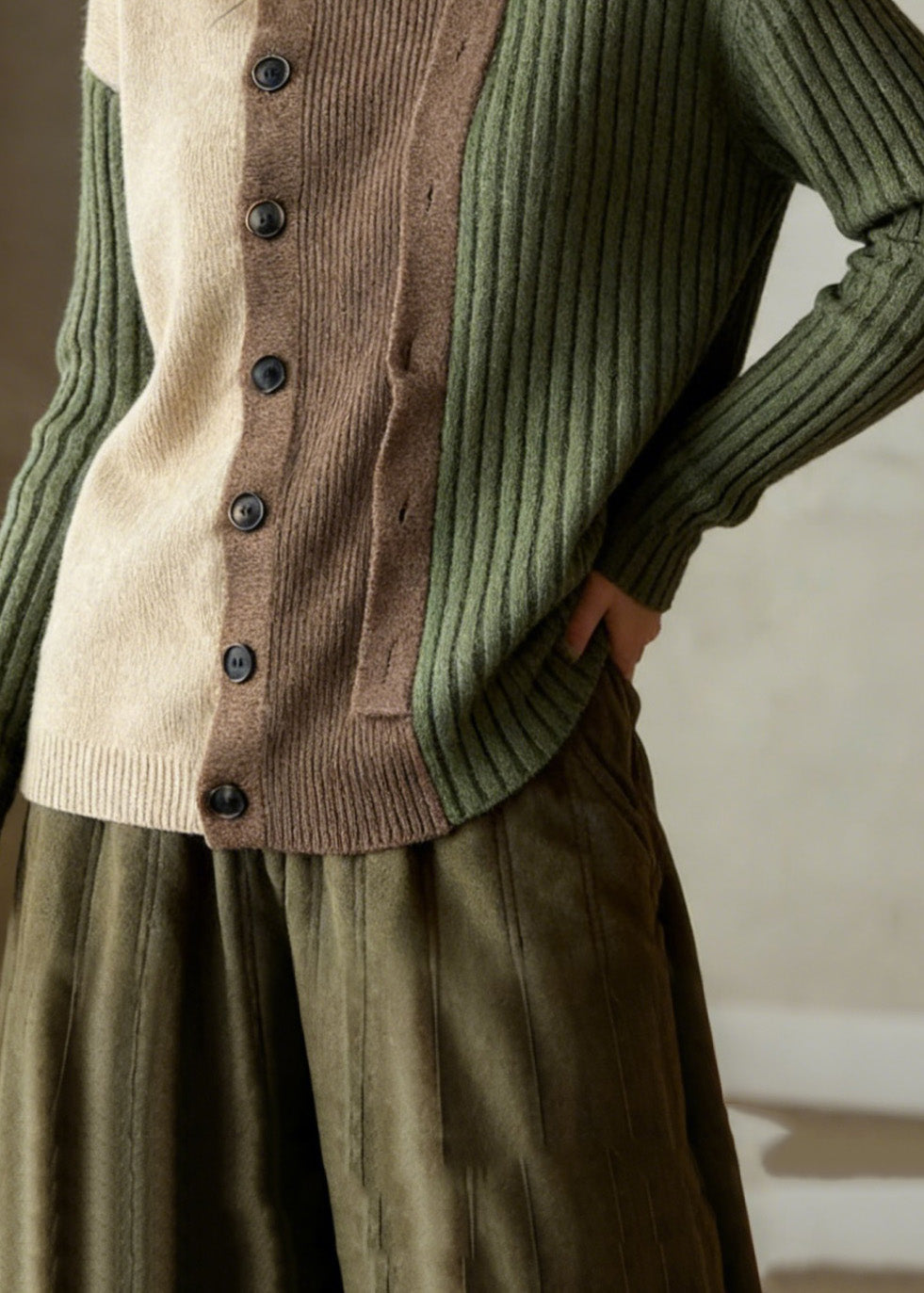 A Vintage Style Sweater with Delicate Timeless Details