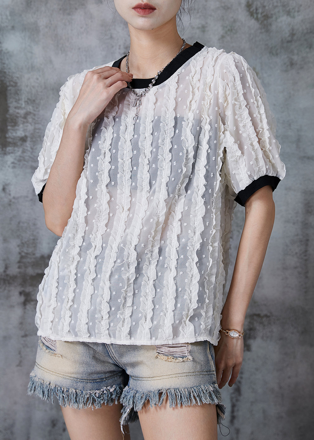 Gracefully Styled Top for Any Occasion