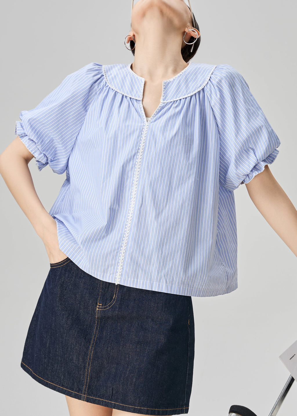 A Vintage Style Blouse with Delicate Timeless Details