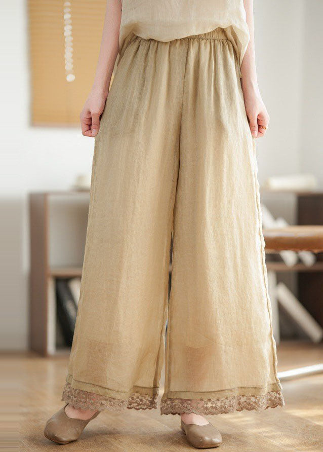 A Vintage Style Pants with Delicate Timeless Details