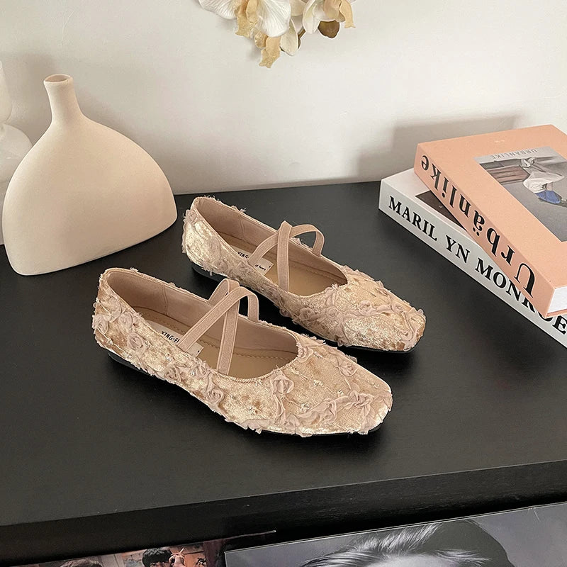 Vintage Inspired Orthopedic Flats