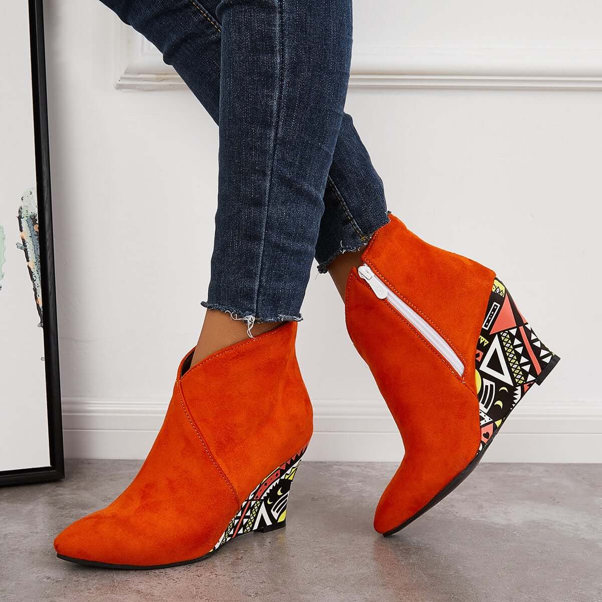 Chic Orthopedic Boots with Unique Design