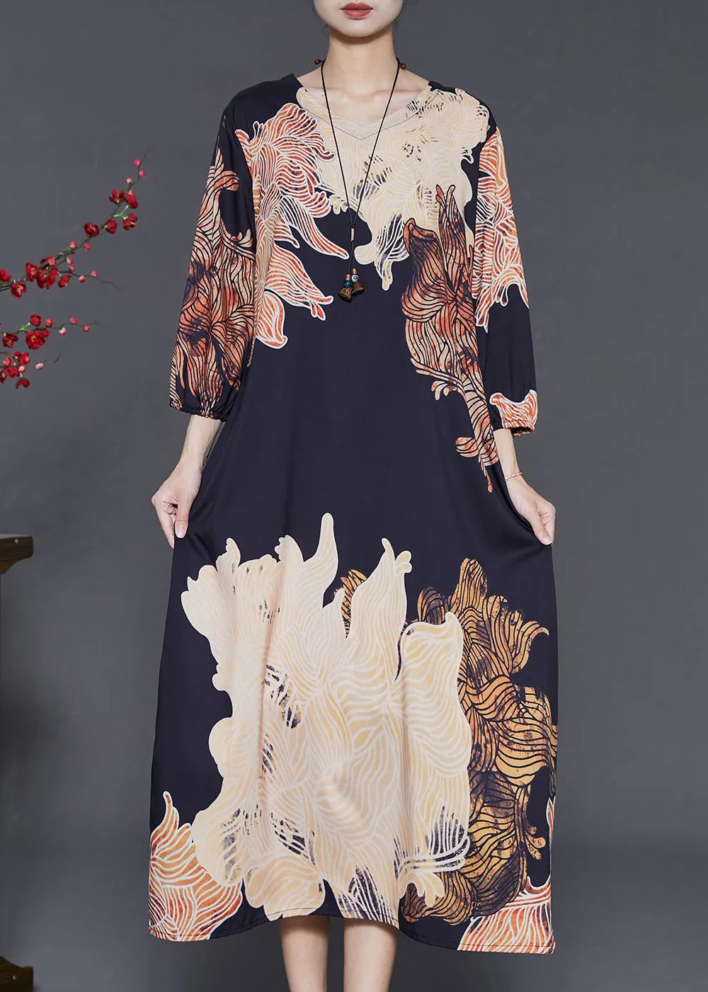 Classic Vintage Dress with a Flattering Fit
