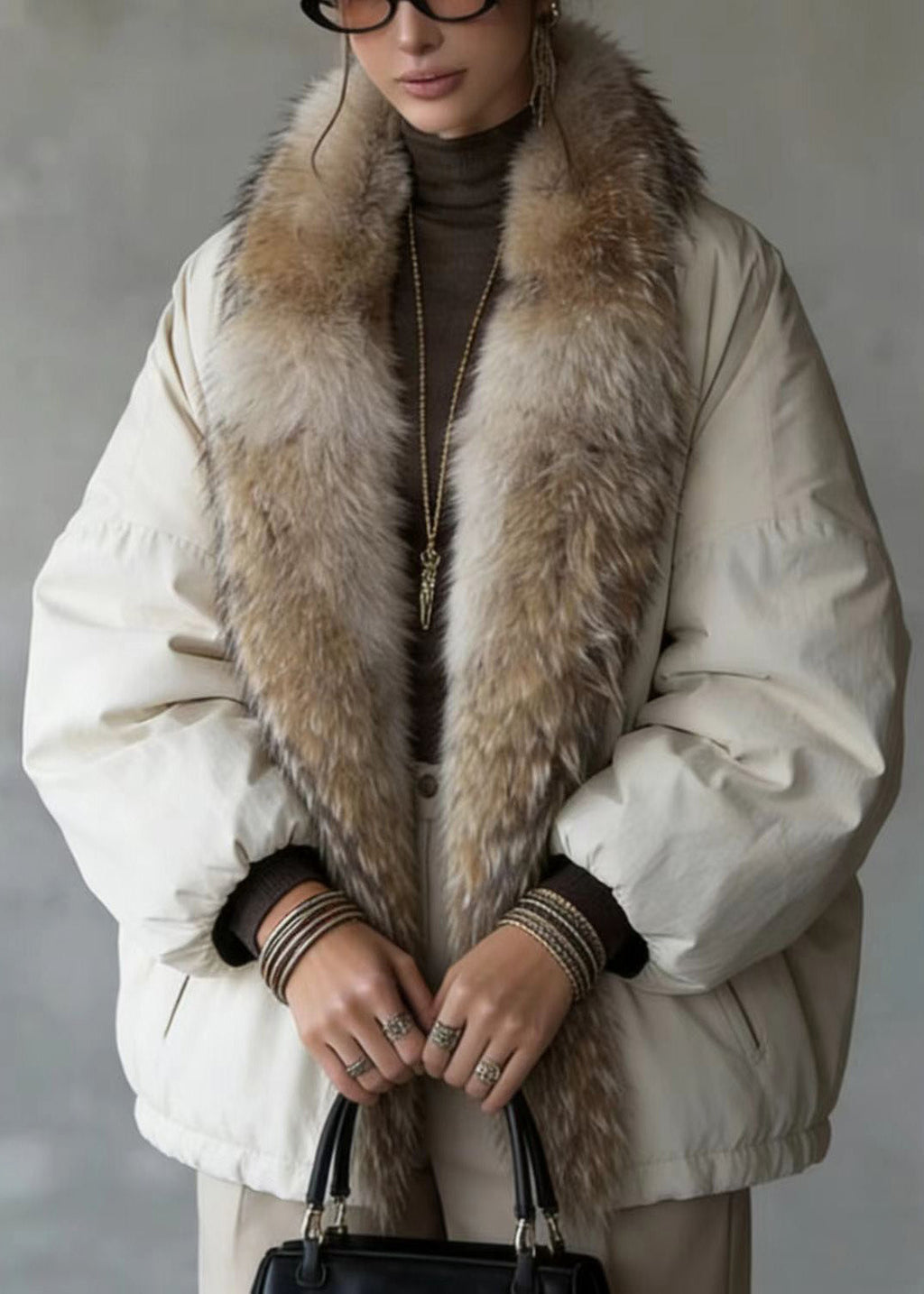 A Vintage Style Coat with Delicate Timeless Details