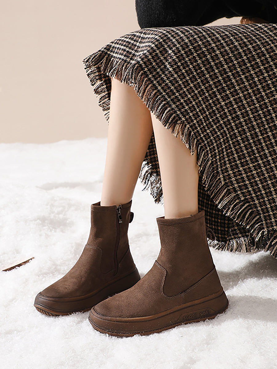Chic Orthopedic Boots with Unique Design