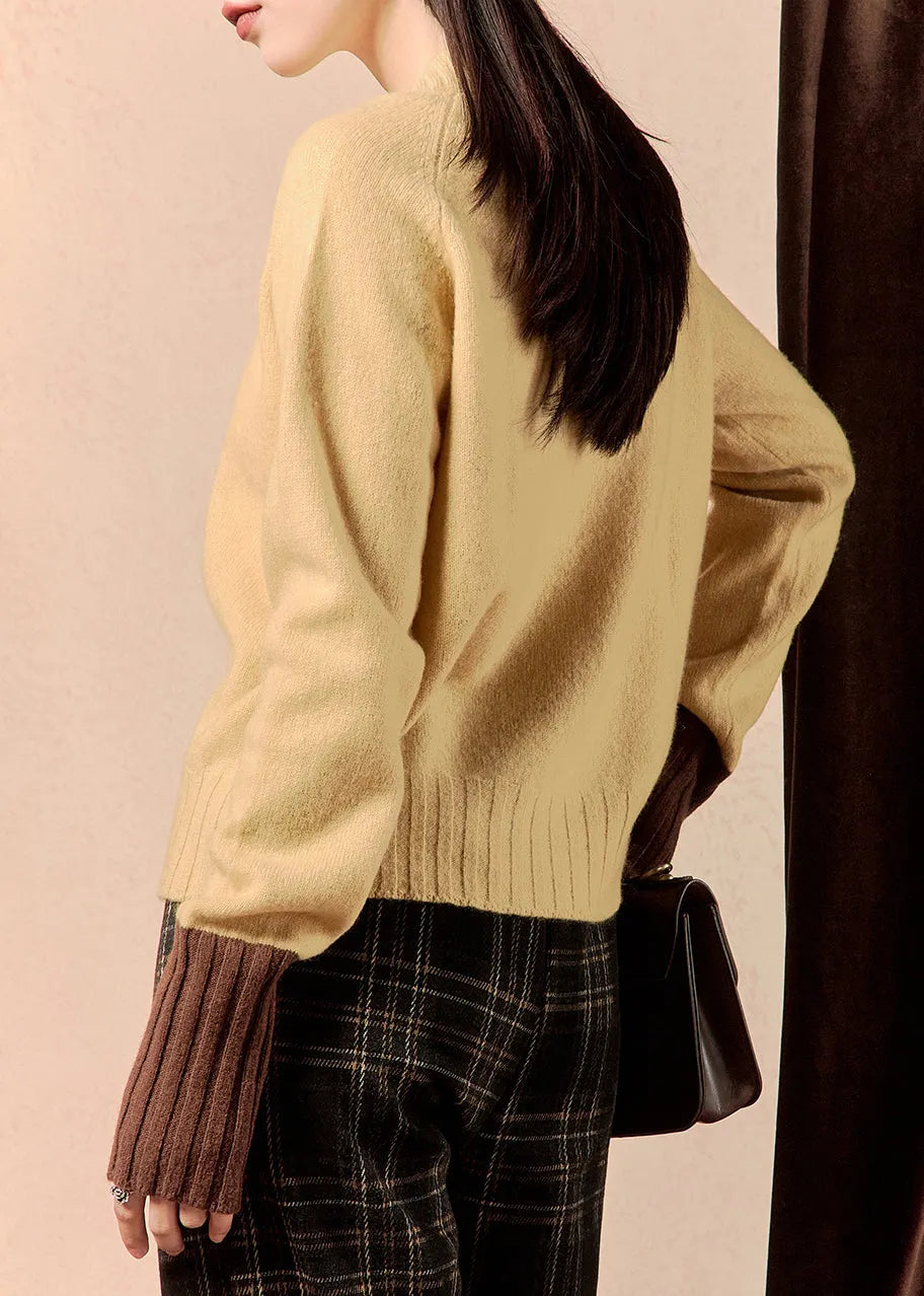 A Vintage Style Sweater with Delicate Timeless Details