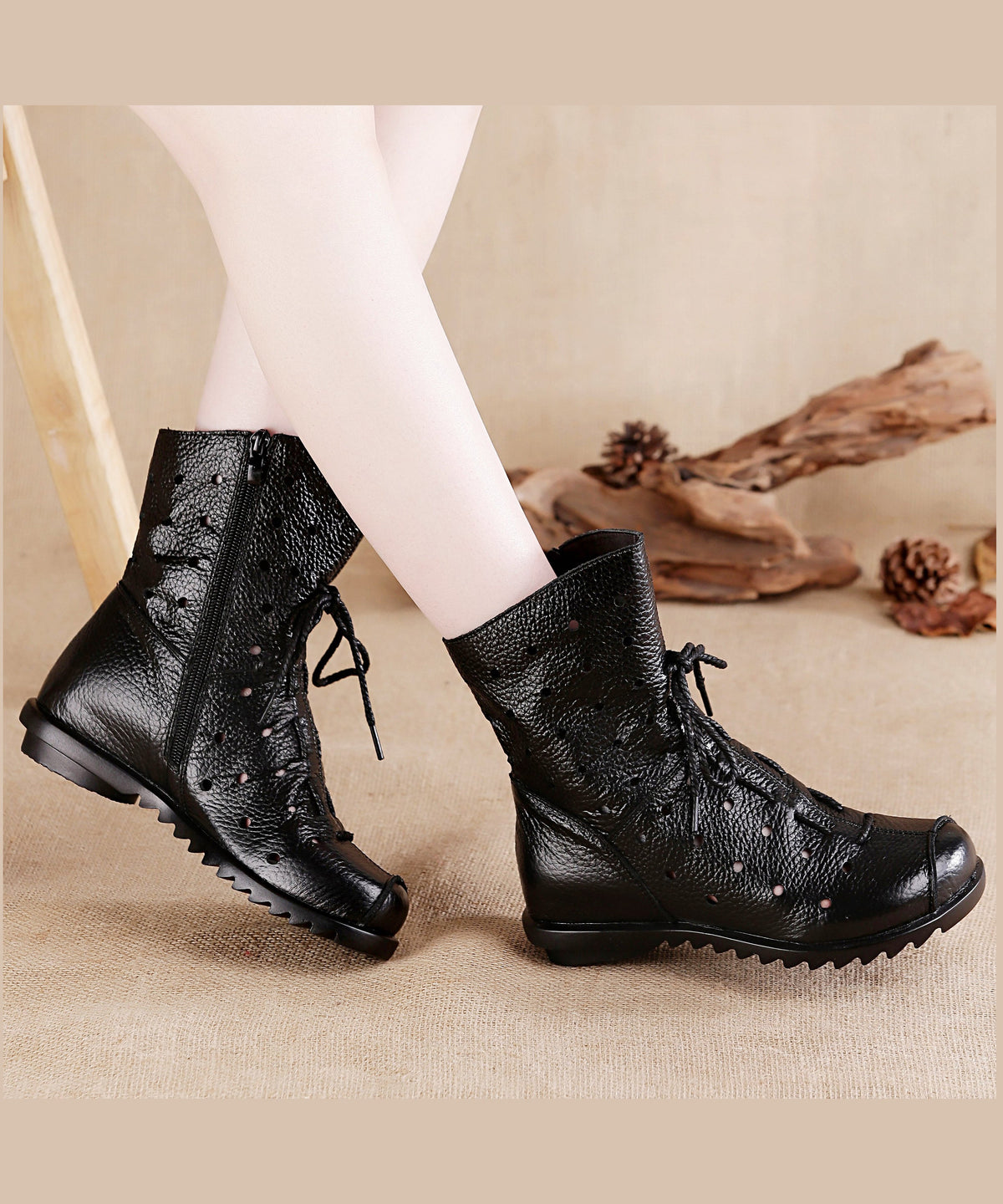 Vintage Inspired Orthopedic Boots