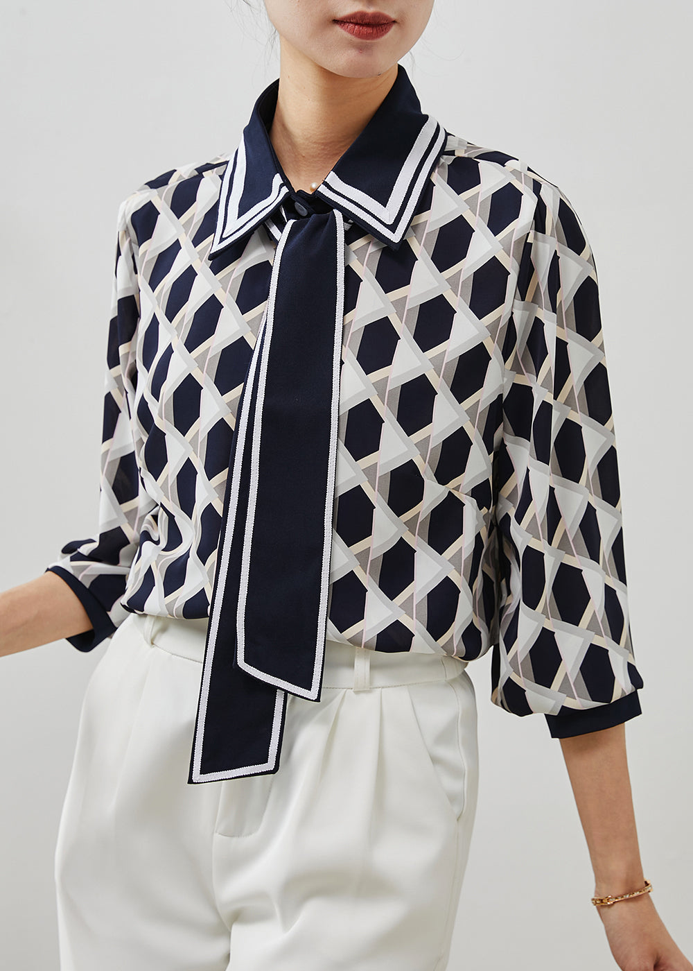 Beautifully Finished Blouse in a Timeless Design