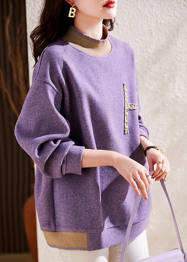 Vintage Inspired Pullover with a Contemporary Edge