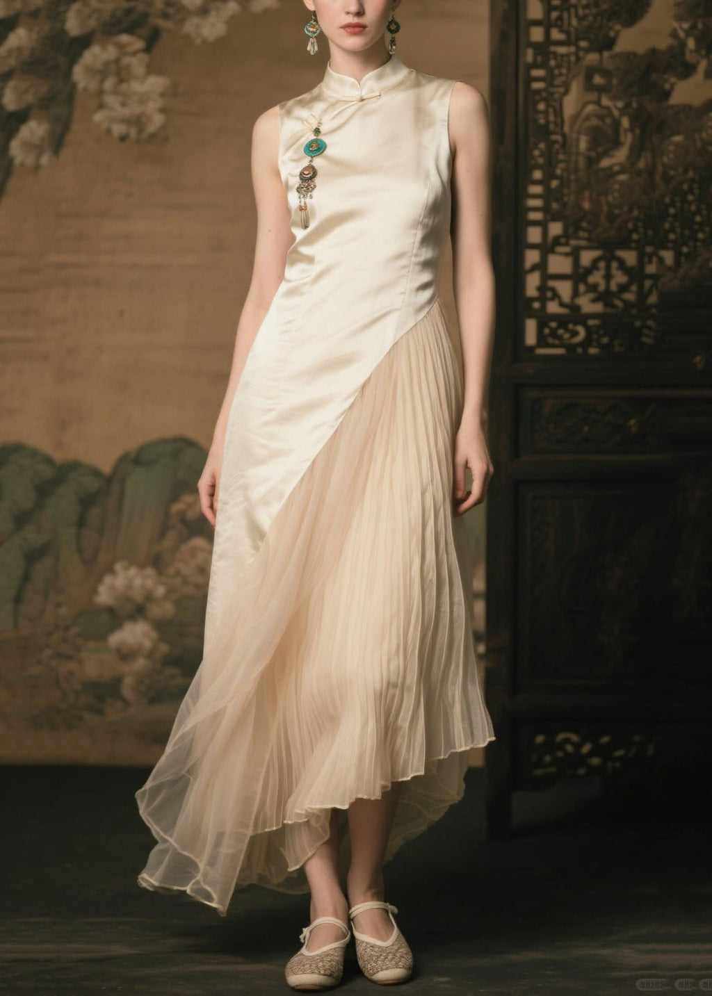 A Vintage Style Dress with Delicate Timeless Details