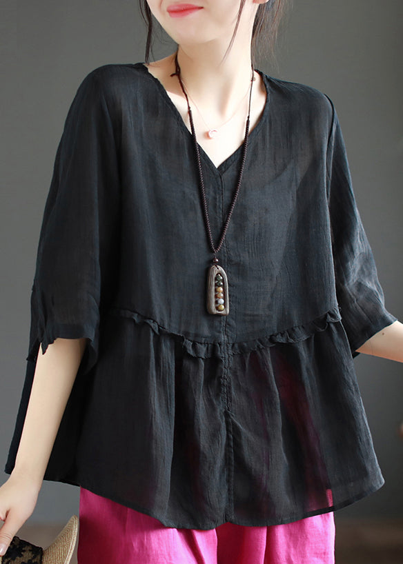 Well Tailored Blouse with a Graceful Silhouette