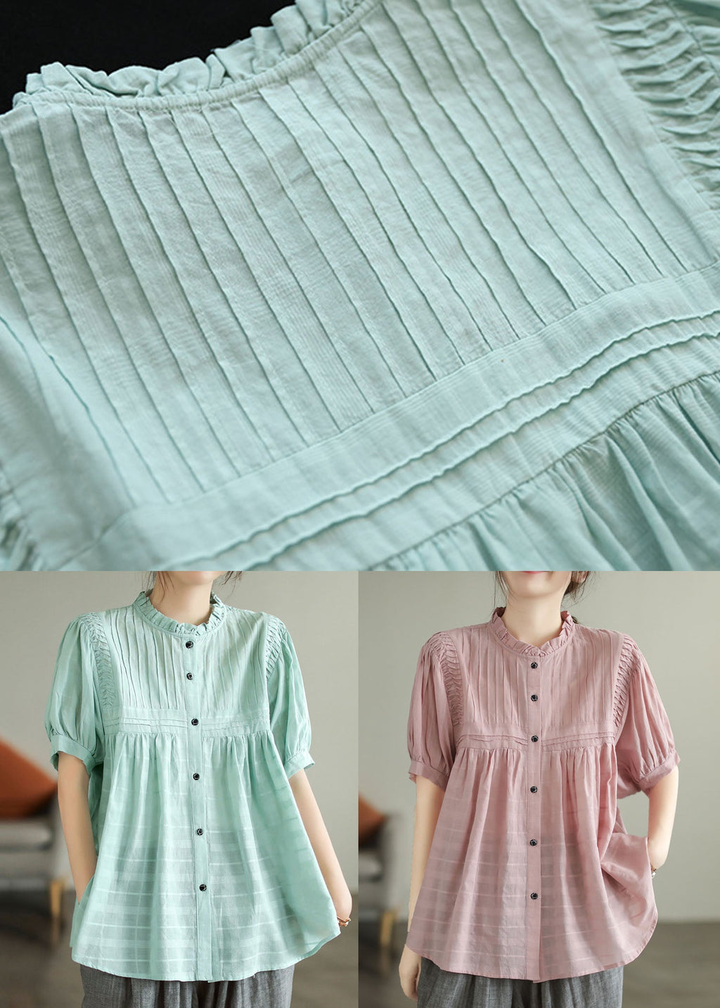 A Vintage Style Shirt with Delicate Timeless Details