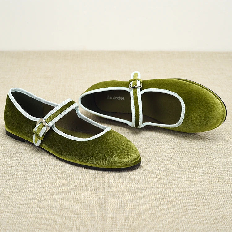 Vintage Inspired Orthopedic Flats